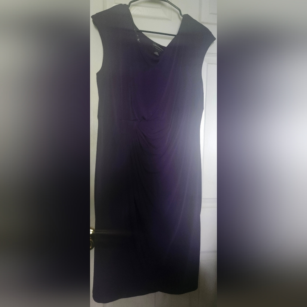 Connected Apparel Deep Purple Dress